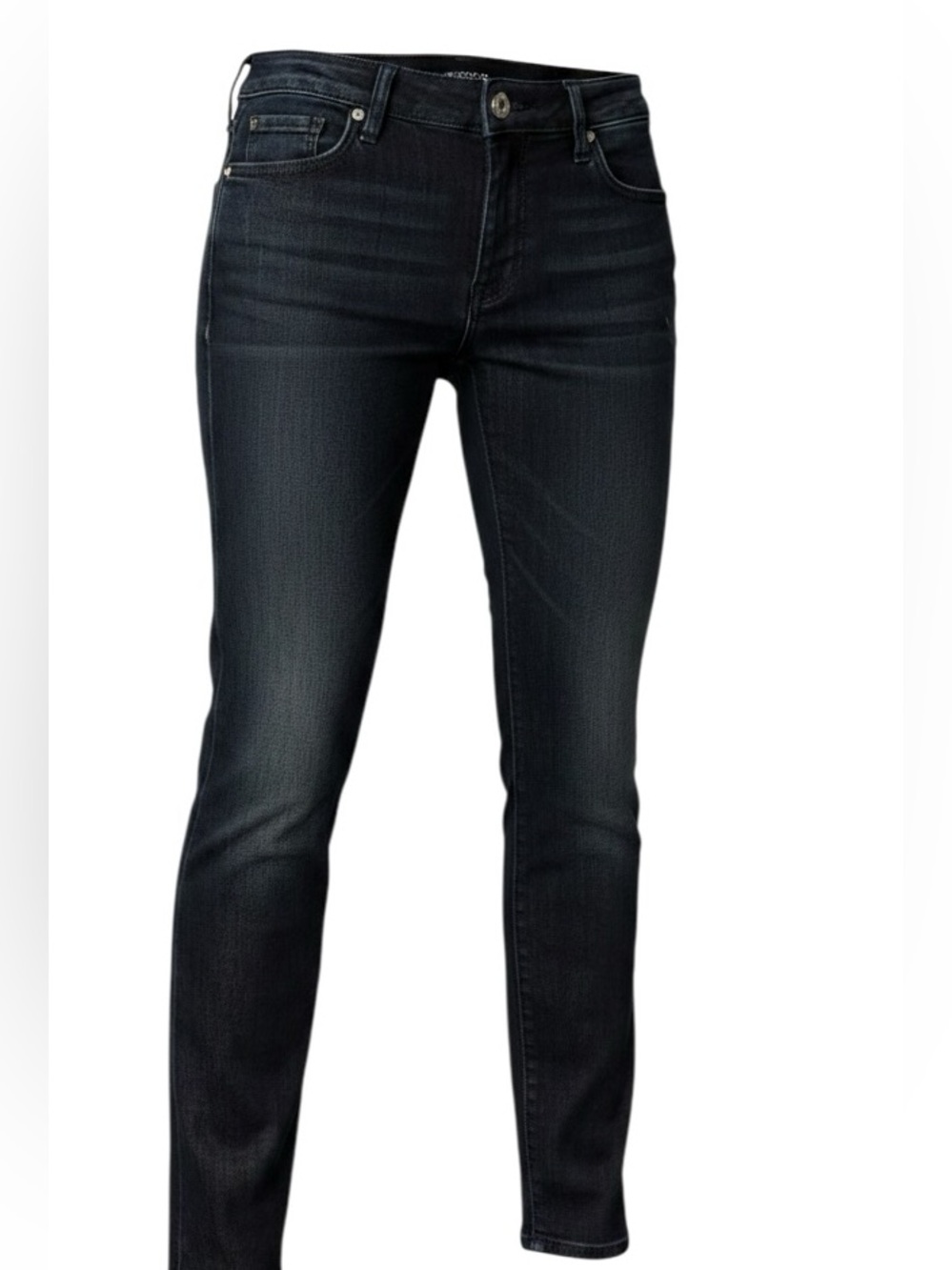 Guess Premium Dark Indigo Straight Leg Jeans with Genuine Swarovski Crystals NWT